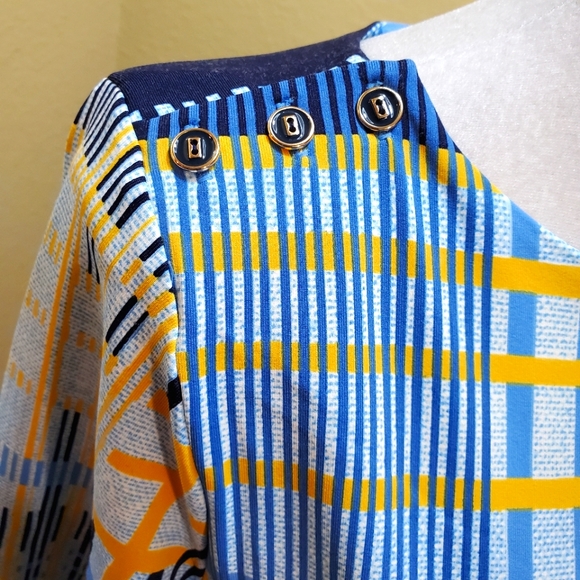 Charter Club 3/4th Sleeve Popover top sz M - Picture 4 of 13